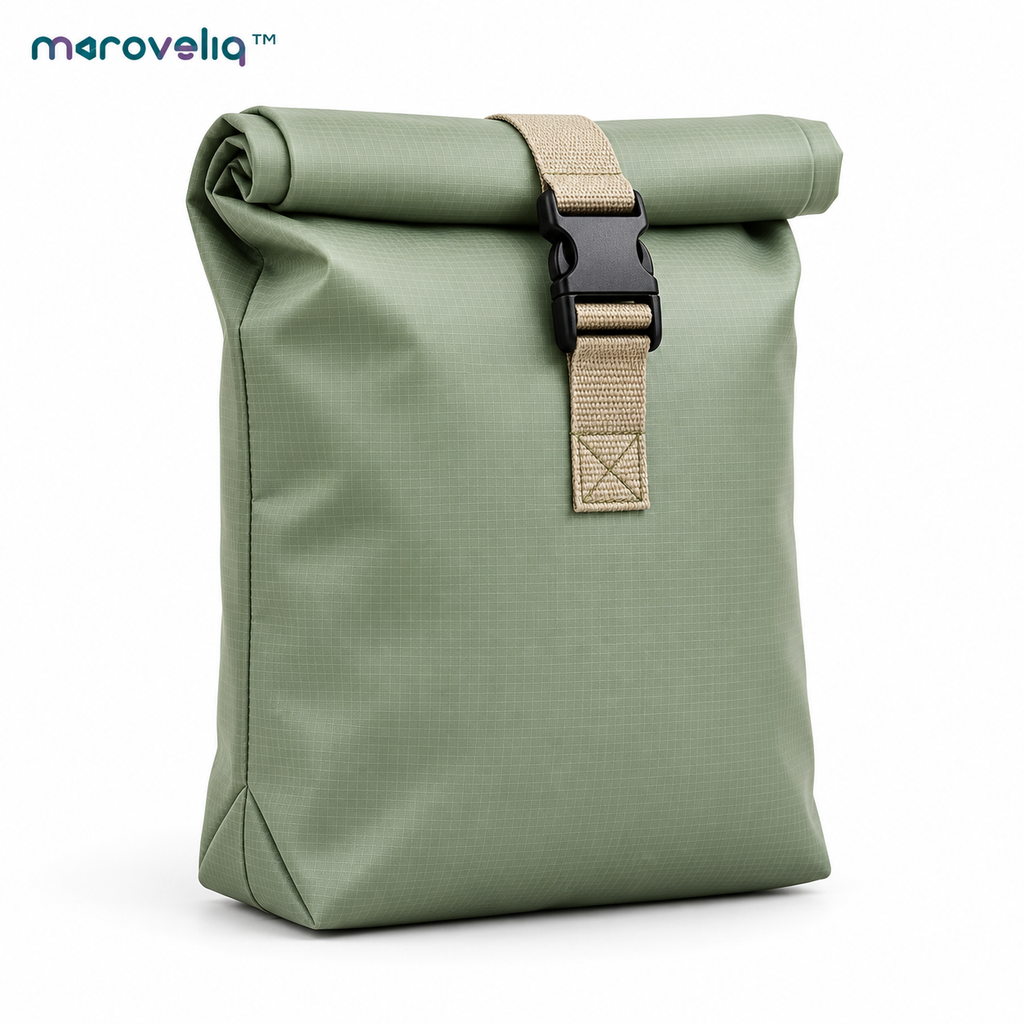Maroveliq™ DryHaven – Roll-Top Water-Resistant Fishing Gear Pouch, Compact Dry-Style Storage Bag for Outdoor Essentials