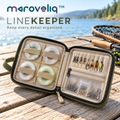 Maroveliq™ LineKeeper – Zippered Fishing Leader Organizer Wallet, Compact Tippet Line & Terminal Tackle Storage Case