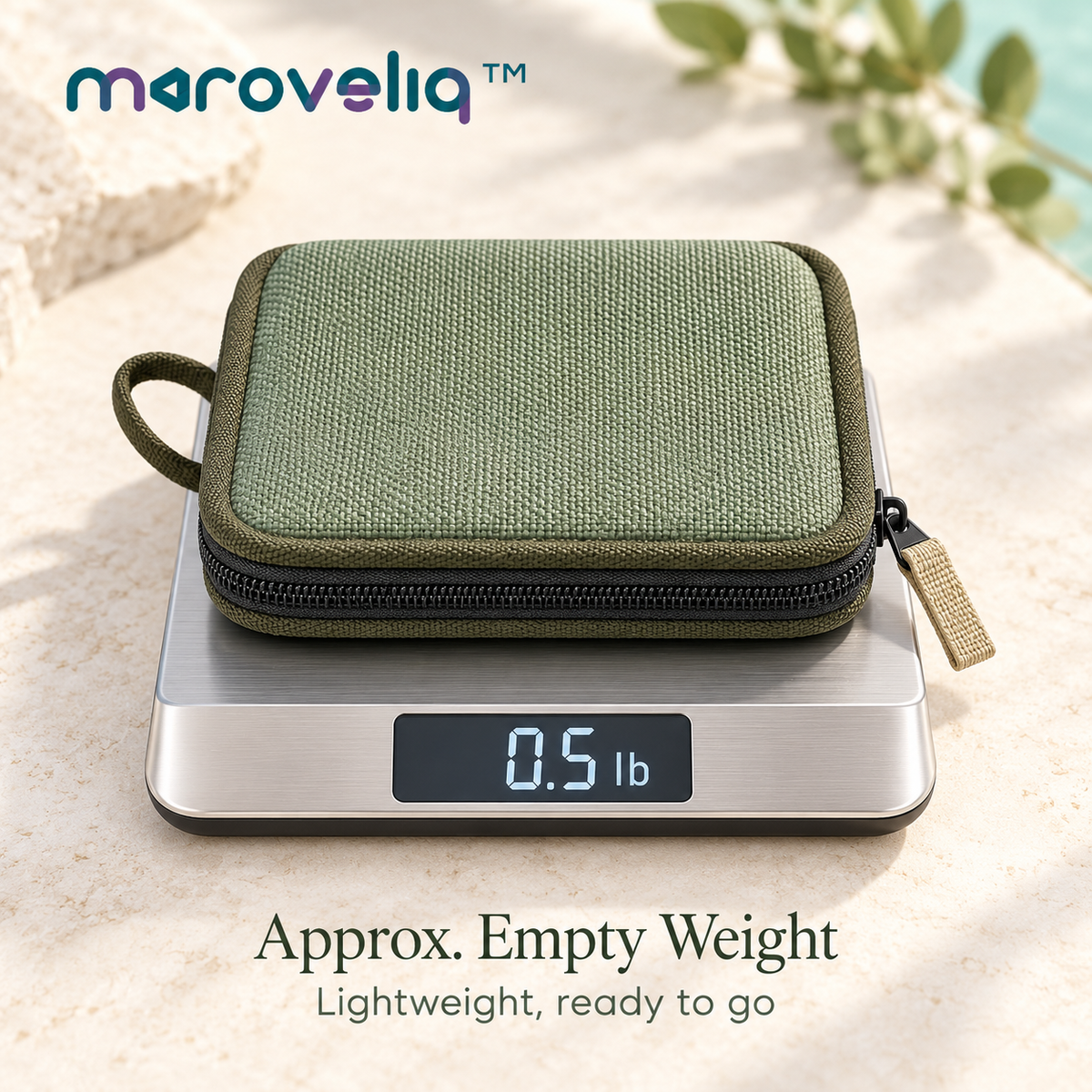 Maroveliq™ LineKeeper – Zippered Fishing Leader Organizer Wallet, Compact Tippet Line & Terminal Tackle Storage Case